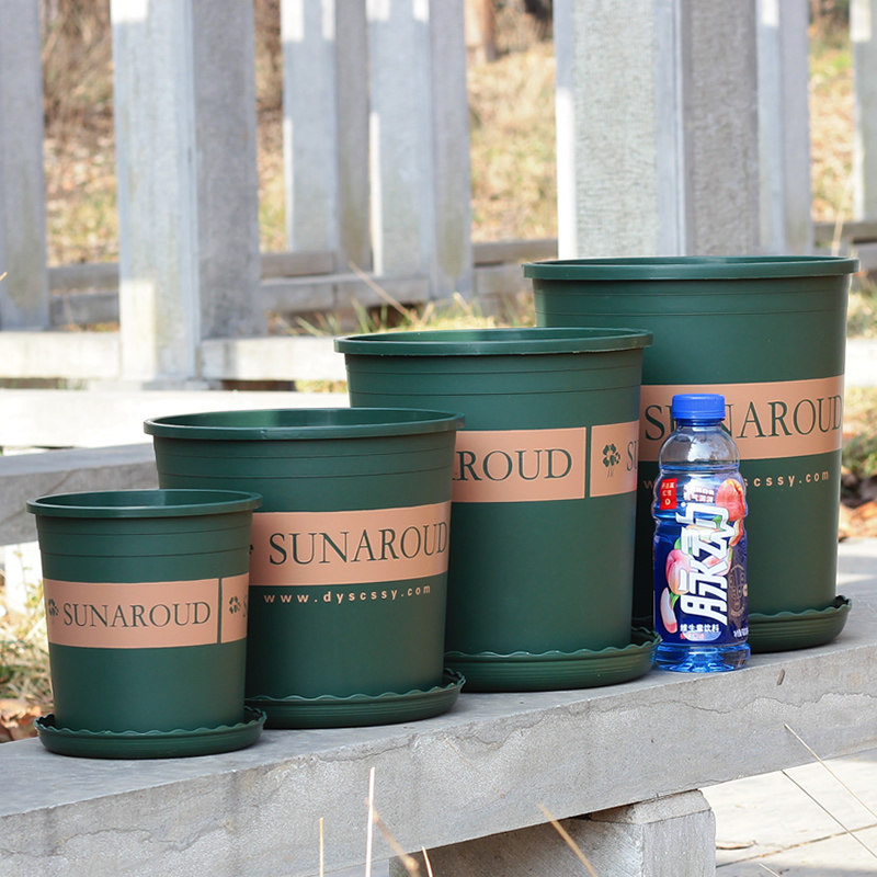 加仑正品长盛塑料矮胖花盆绿萝月季大号厂家花盆