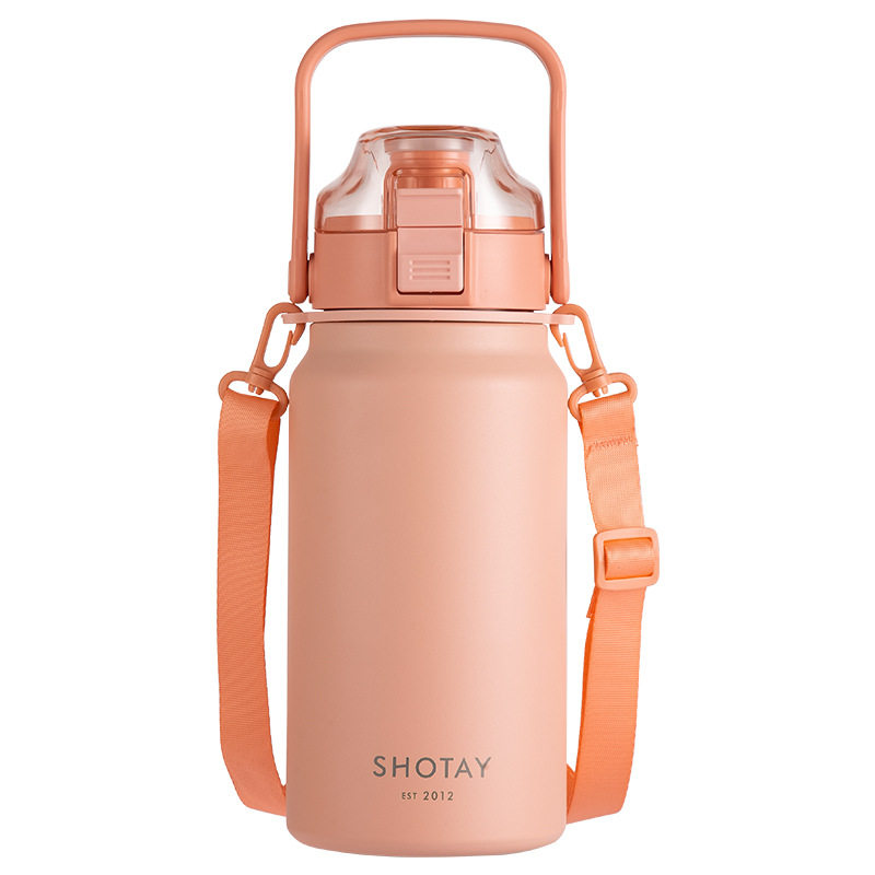 尚泰新款保温杯不锈钢便携大容量运动水壶户外弹跳保温杯