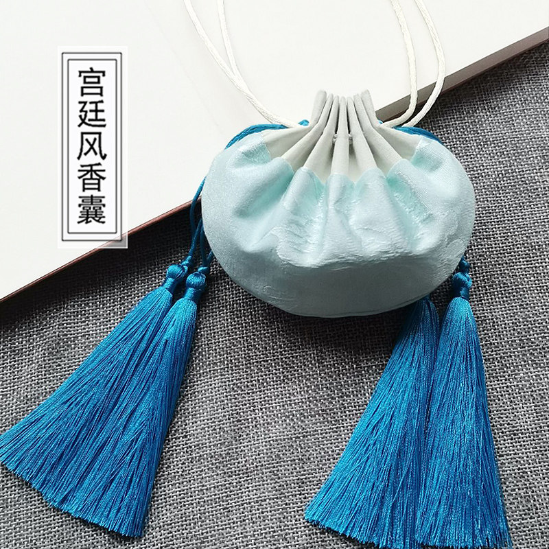 香包香囊随身古风汉服刺绣流苏荷包袋子白色香包