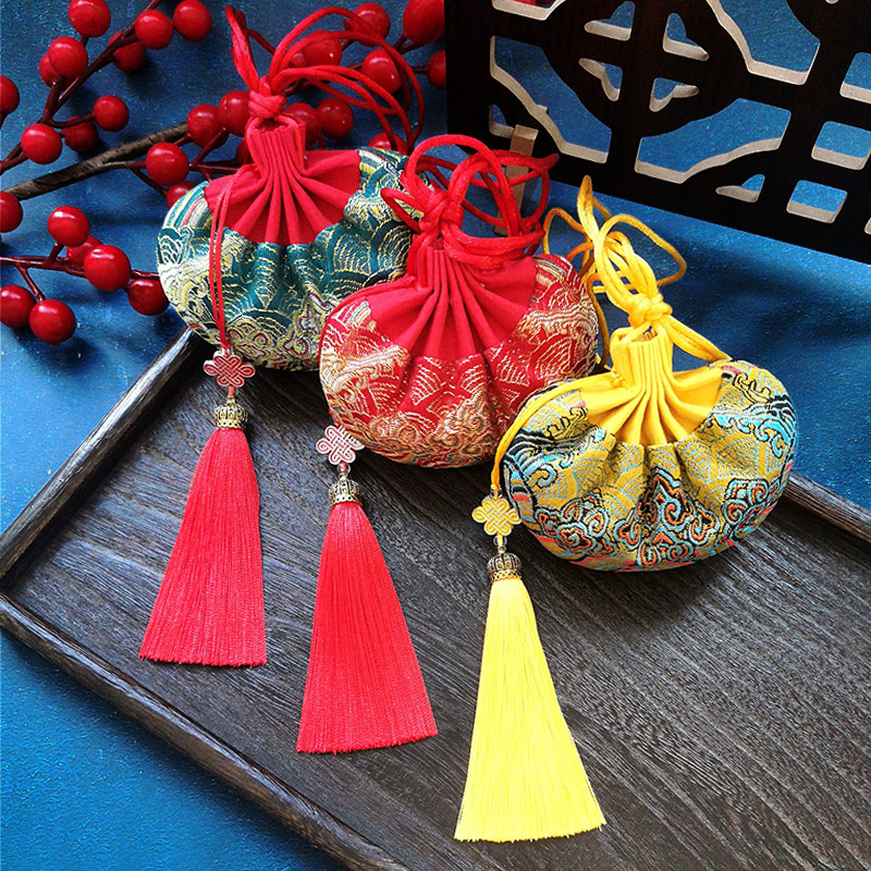 香囊空袋古风随身汉服刺绣荷包端午节挂脖艾草香包