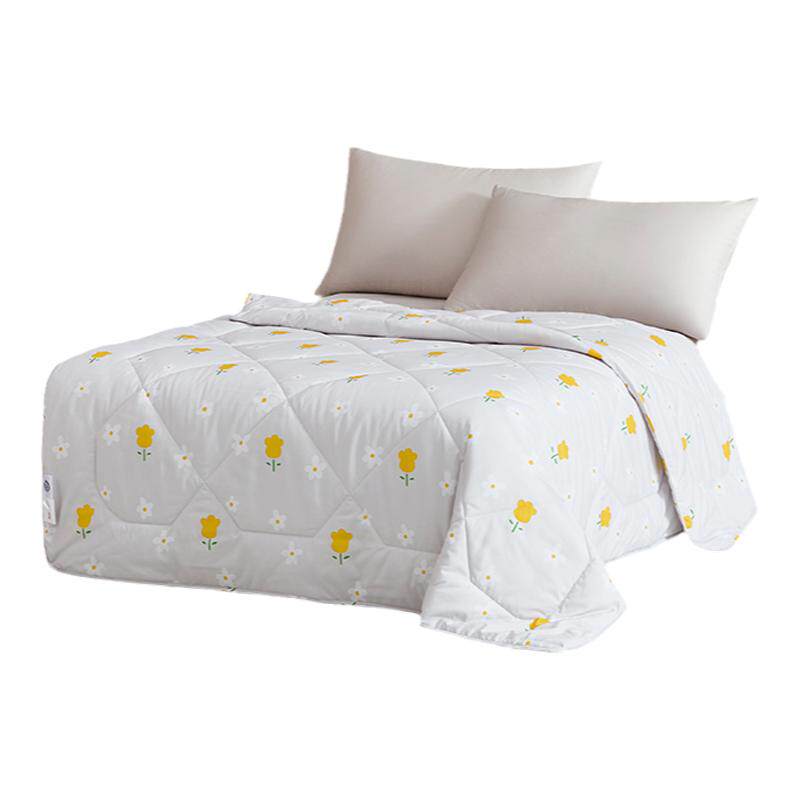 梦洁家纺可机芯夏被子空调梦洁正品双人单双人抗菌化纤被