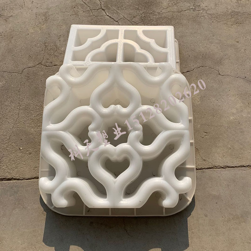 水泥花窗塑料模具仿古镂空模具古建中式围墙墙花模具