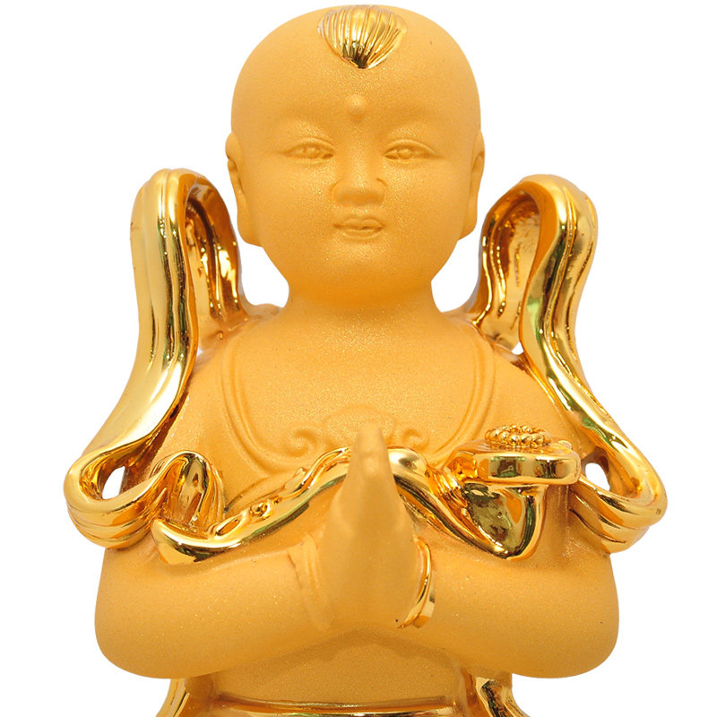 金童玉女善财童子招财招财居居家供奉童男童女观音菩萨摆件