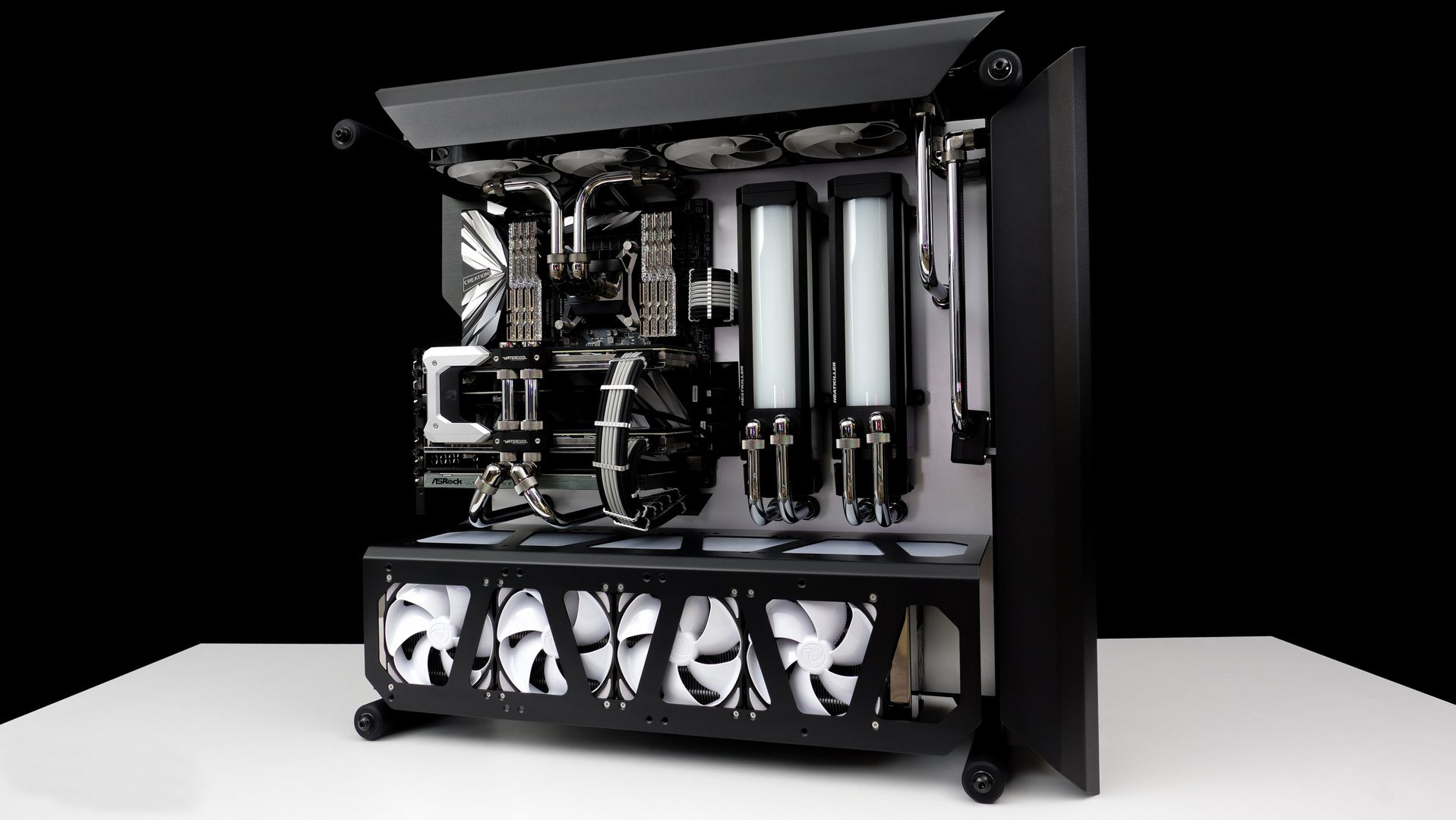 cgk水冷电脑 9900x/rtx2080ti/华硕x299 组装分体式主机 定制mod