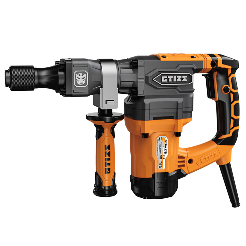 钢铁铁战士电镐单用工业大功率2200w水电开槽混凝土电锤