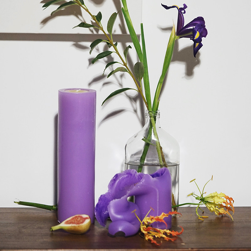 backyard艺术开花花香香薰蜡烛鸢尾创意精致致好香薰蜡烛