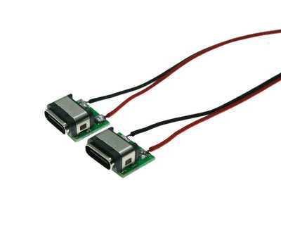 新品typec6p防水母座usb3.1快充大电流3a焊线电动牙刷剃须刀专用