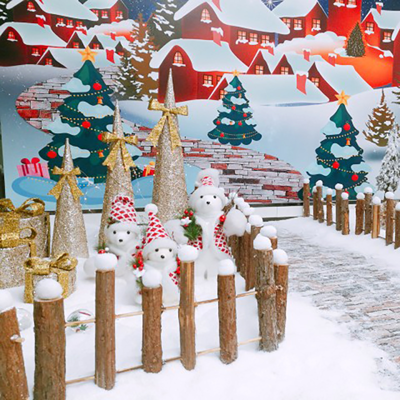 雪粉雪花人造造景布景圣诞节道具人工仿真雪假圣诞装饰品