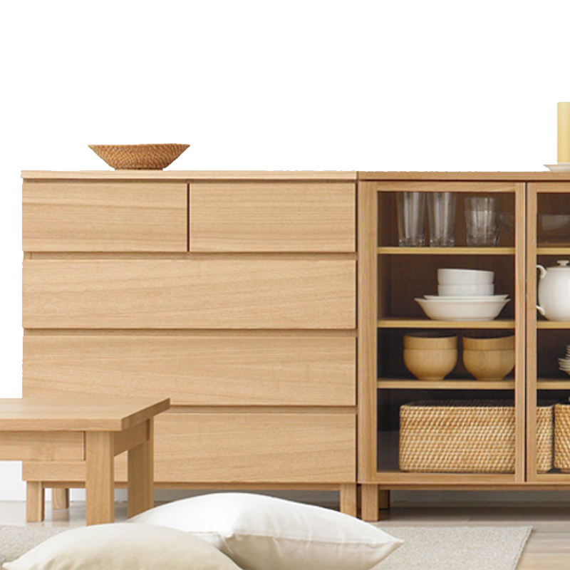 muji抽屉衣服收纳餐边柜餐厅客厅日式无印to斗柜