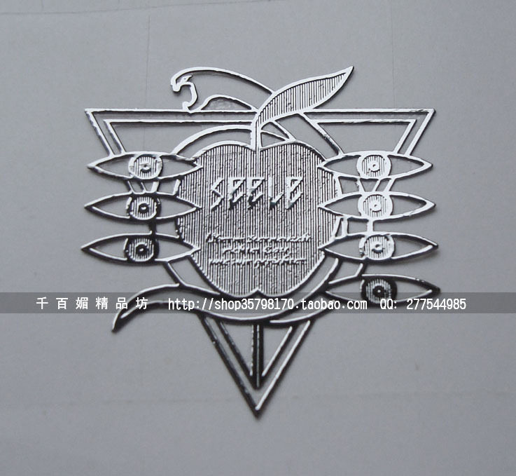 手机新世纪福音战士eva生命树手机贴贴纸金属键盘手机贴纸