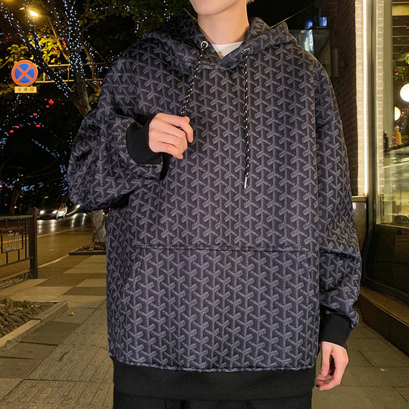 正品christopher wanton太空棉卫衣男女情侣国潮ins超火帽衫外套