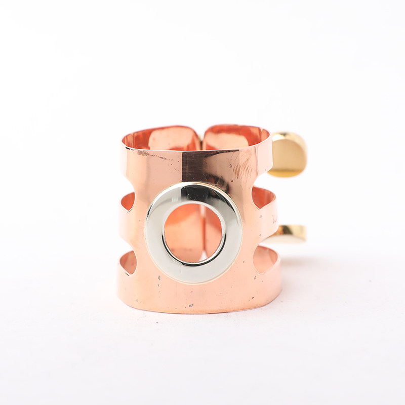 日本石森金属卡子红铜玫瑰金镀金沙金单簧管中音萨克斯胶木笛头用