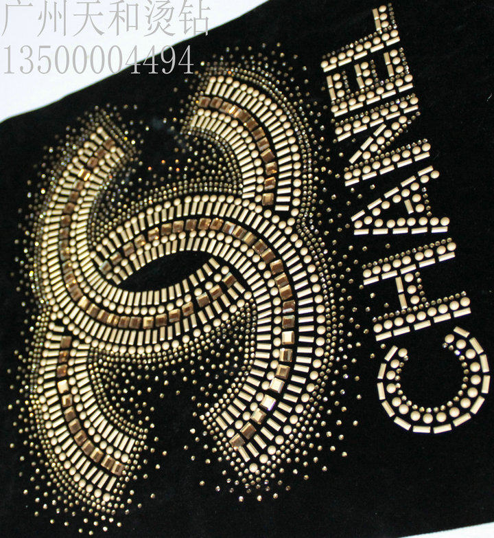 烫钻英文字母烫图超闪图案新款贴钻服装辅料diy烫画