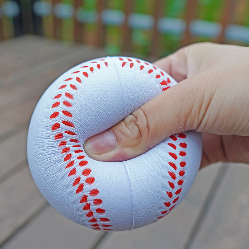 海绵棒球pu发泡软式垒球幼儿园小学生团建用品棒球