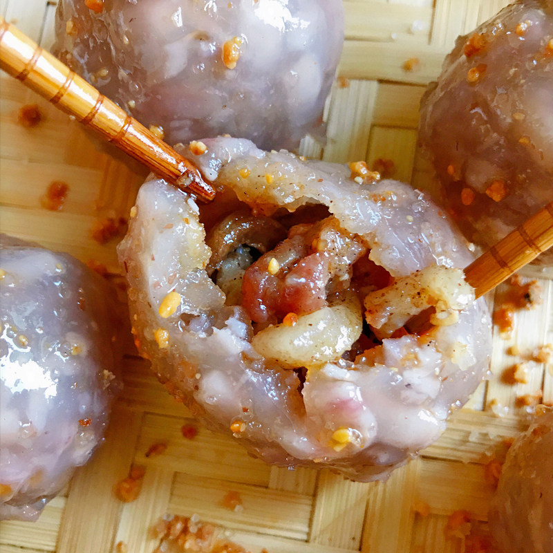 晋江衙口手工超群包心芋福建泉州特色芋圆