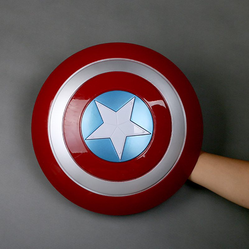 盾牌玩具儿童美国队长烤漆塑料35cmcos小孩道具表演cosplay配件