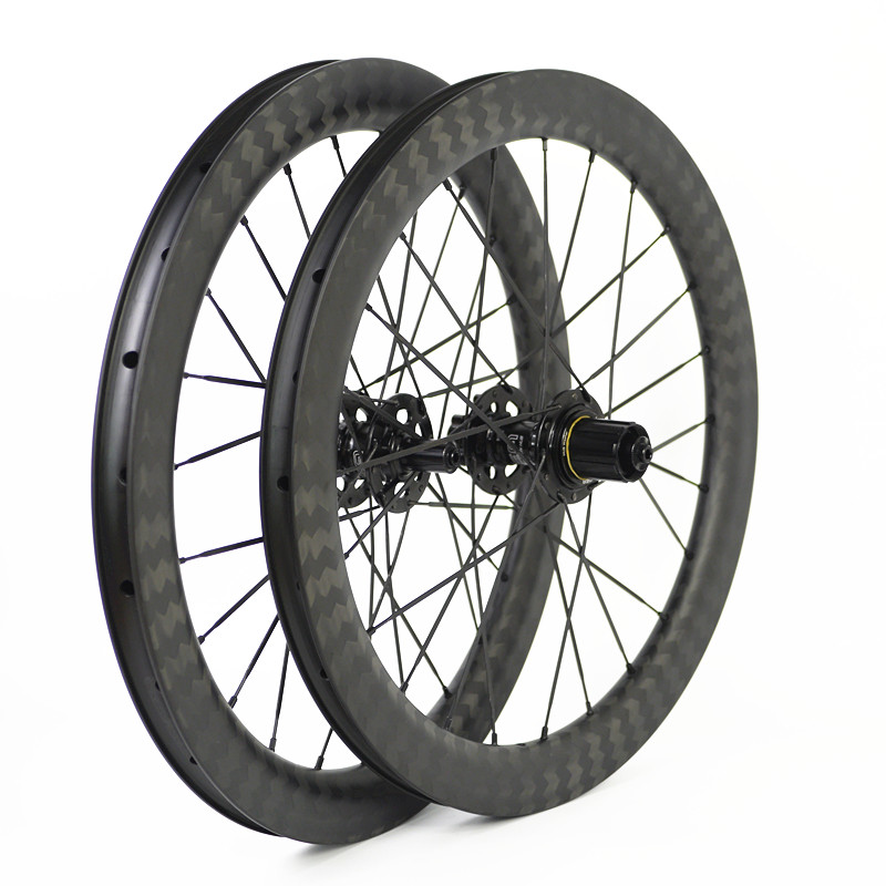 碟刹18寸birdy鸟车smc碳纤维轮组刹车碳刀ridea自行车轮组