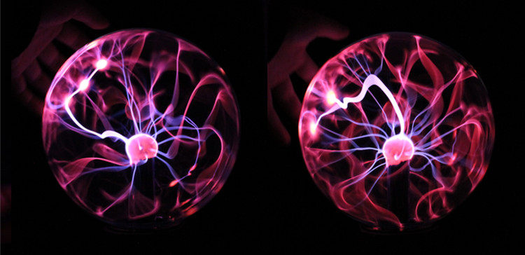 电光球魔球魔灯等离子球闪电球静电球辉光球魔法球感应水晶球灯