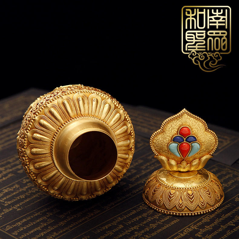 藏传密宗佛教法器供品摩尼宝财神神宝摆件供佛创意摆件