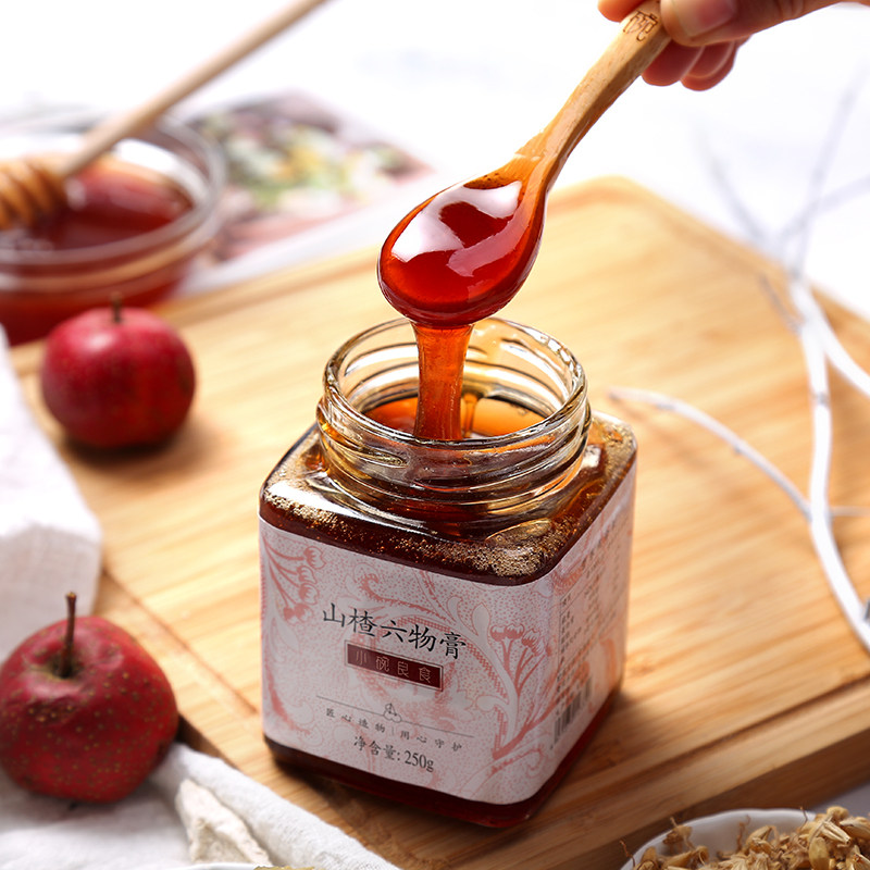小碗山楂膏六物膏儿童成人调理脾胃积食大山渣楂纯手工山渣糕浓缩