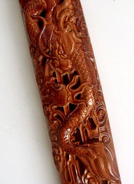 宝剑大号精工桃木九龙125公分剑镇招财客厅门厅木雕