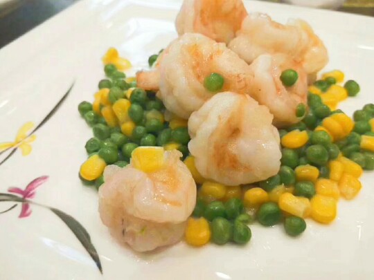 牡丹虾球500克半成品免浆虾仁南美对虾酒店饭店虾仁