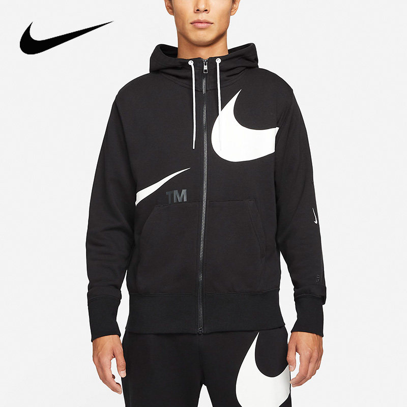 nike耐克男装时尚舒适长裤长袖连帽外套运动服运动套装