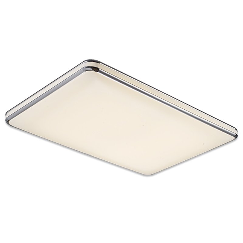 飞雕清新吸顶灯led时尚客厅灯家用简约现代大气长方形照明灯具