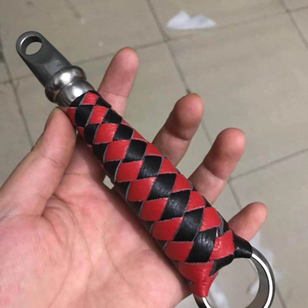 麒麟鞭鞭把手不锈钢鞭无纹鞭螺母葫芦单环通用九节鞭