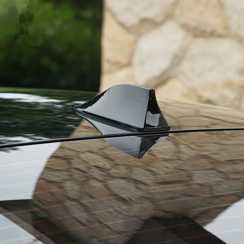 适用于22款hiphi汽车装饰天线改装鲨鱼墨晶尾翼烤漆车用天线