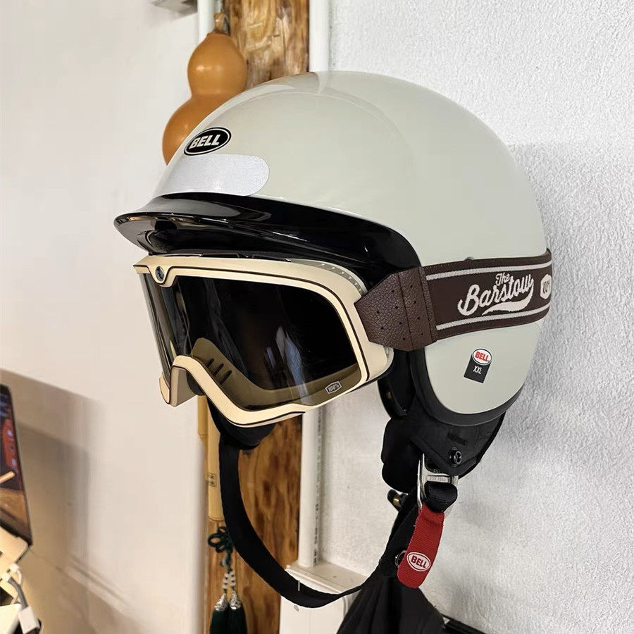 美国bellair哈雷复古机车头盔摩托车瓢盔凯旋摩托车头盔