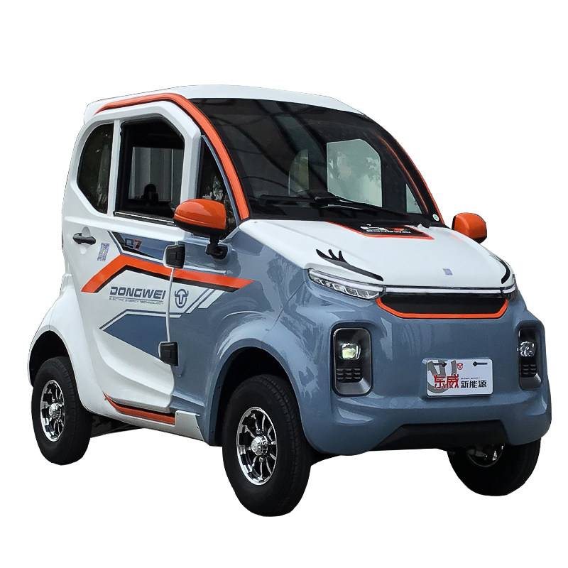 东威四轮电动车q7新能源电动车休闲代步全封闭车可加空调油电混合