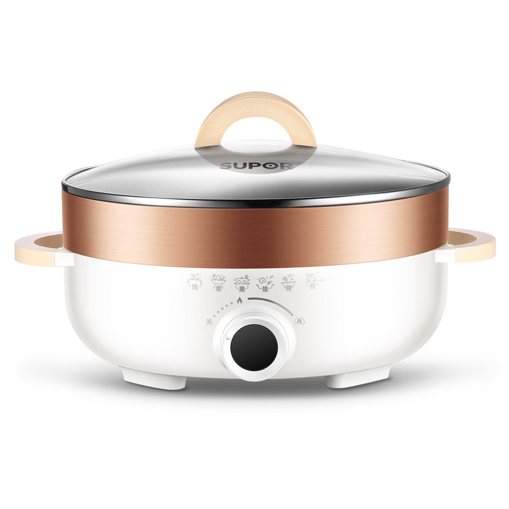 苏泊尔多功能煎烤机电饼铛加深加大一体料理火锅电饼铛