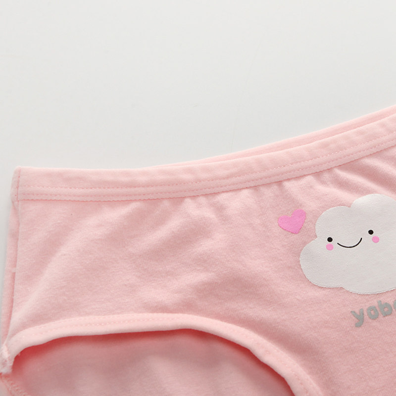 优贝宜女童卡通四角内裤