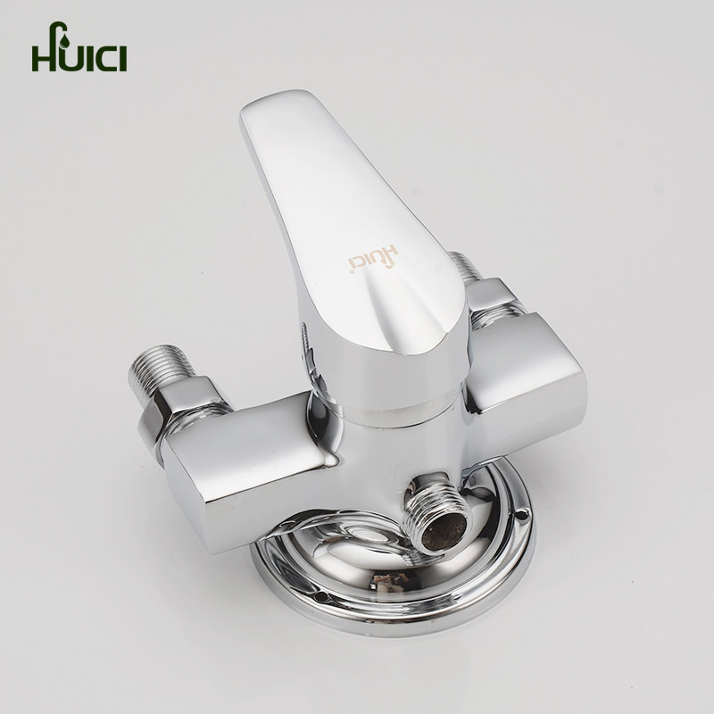 淋浴辉瓷明装龙头铜明太阳能混水冷热冷热水水龙头浴缸淋浴龙头