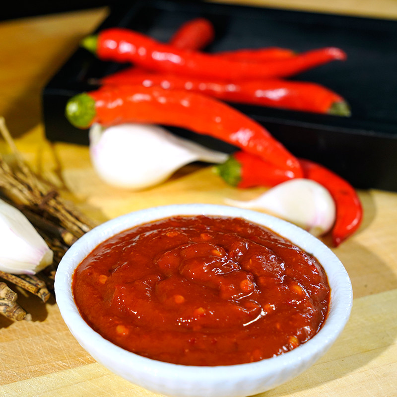 老才臣蒜蓉辣酱100g袋装拌面下饭辣椒酱自制烧烤酱类调料