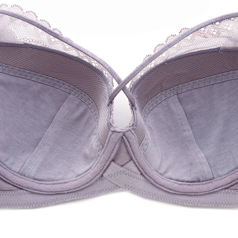 都市丽人文胸18新品聚拢软钢圈薄款性感蕾丝女士内衣2b8303ie