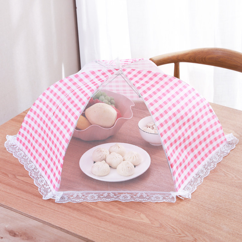 大号防苍蝇盖菜罩可折叠罩菜伞饭桌罩 家用餐桌罩饭菜罩子食物罩 - 喜