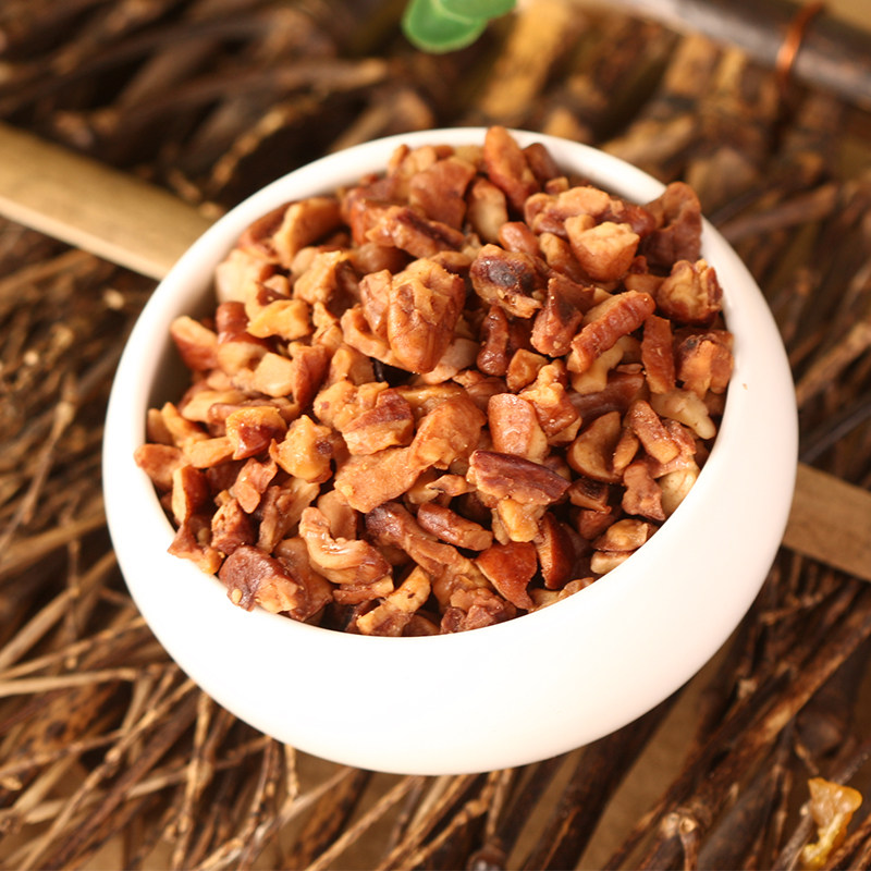 坤铺新炒奶香味碧根果碎美国山核桃长寿1斤装500g长寿果