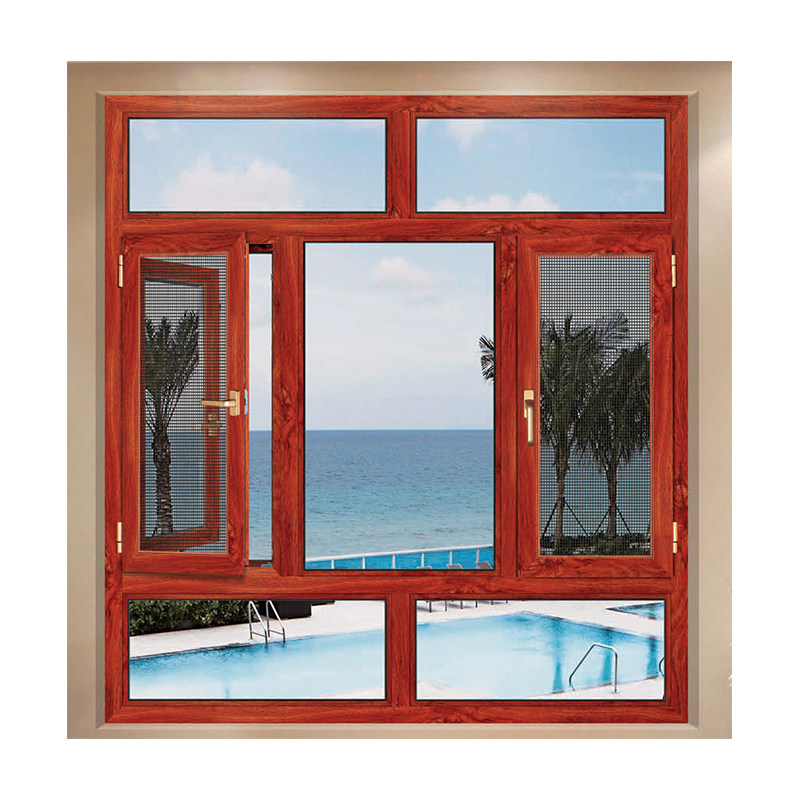 东莞阳台玻璃隔音中空开窗地平落地一体窗纱断桥铝窗