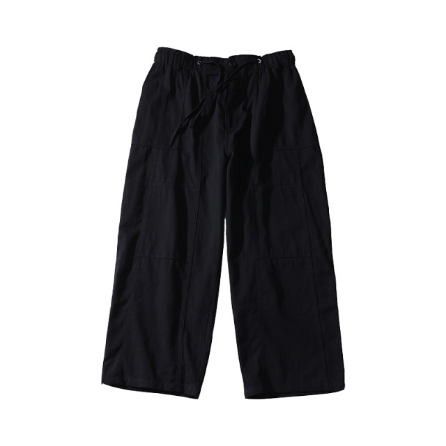 Spring and summer retro solid color stitching niche straight overalls men and women couples Japanese trend oversized casual wide-leg pants Spring and summer retro solid color stitching niche straight overalls men and women couples Japanese trend oversized casual wide-leg pants