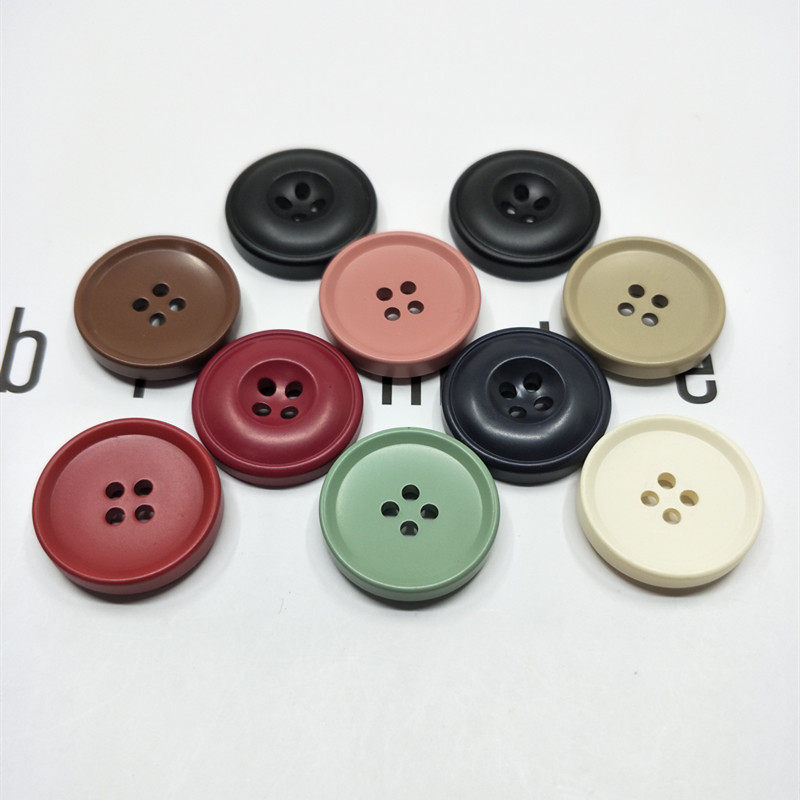 高档女装哑光妮子毛衣外套风衣衣扣大衣双面纽扣