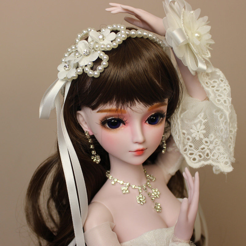 婚纱娃娃叶罗丽仙子全套关节bjd女孩生日创意礼物仿真新娘洋娃娃