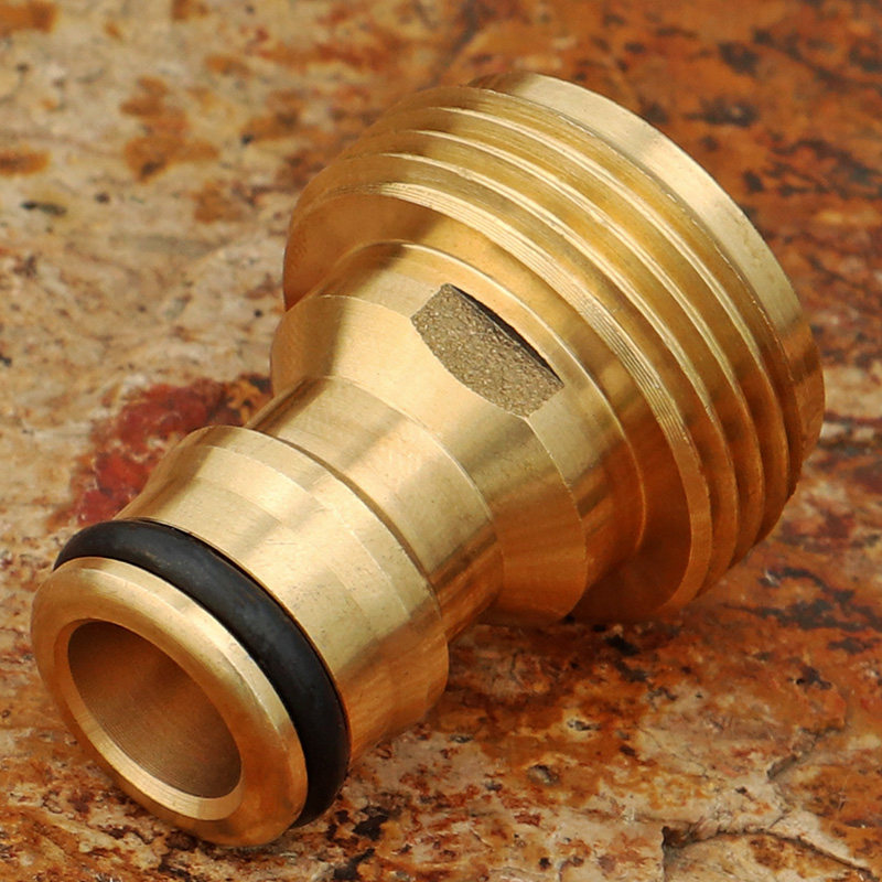 软管快速接头全铜浇花洗车对接公头母接连接洗车水管接头