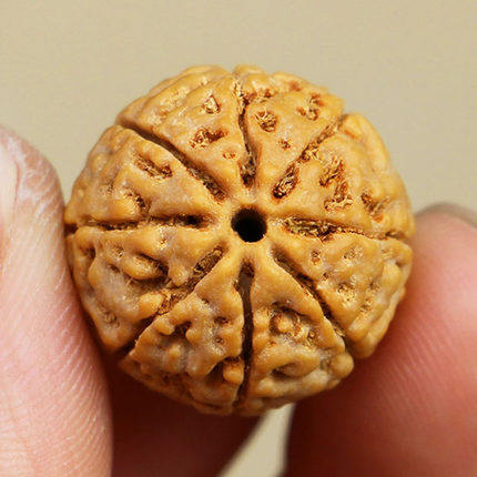 金刚菩提手串黄皮男蜂窝满肉佛珠核桃文玩手链念珠佛珠六七八九瓣