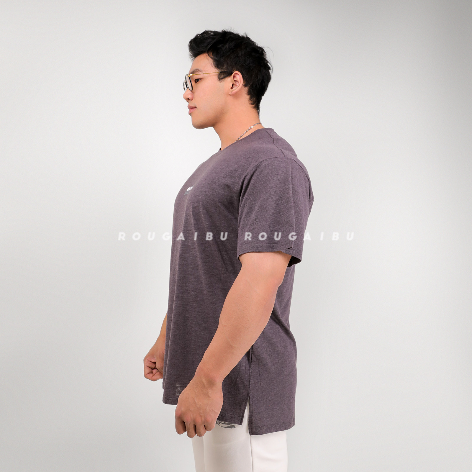 肉改部日系复古潮流短袖运动健身休闲透气朋克运动t恤