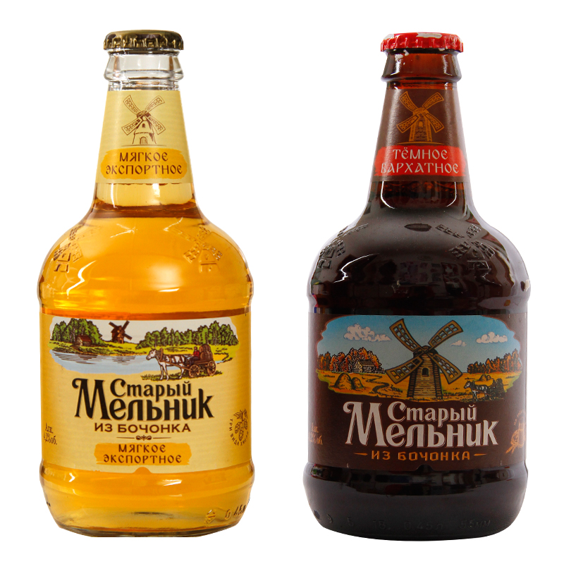 啤酒六瓶包装箱包保温俄罗斯进口黄啤酒米乐精酿啤酒