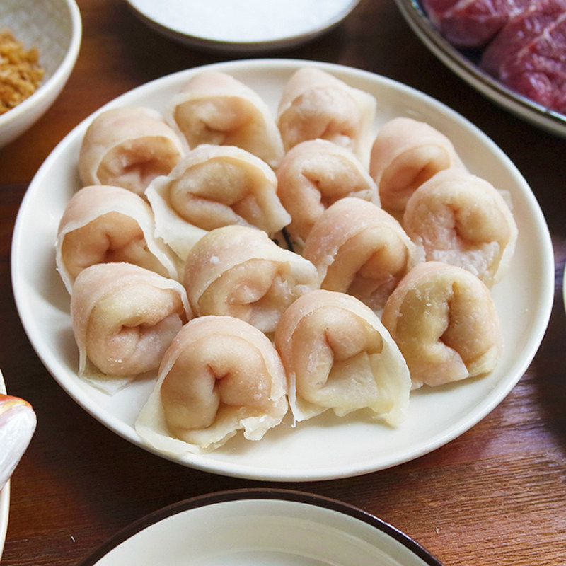 送一潮汕老牌鱼皮汕头特产火锅食材手工虾肉鱼丸