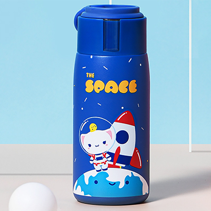 飞剑儿童直饮不锈钢水杯学生保温杯男孩可爱泡茶保温杯