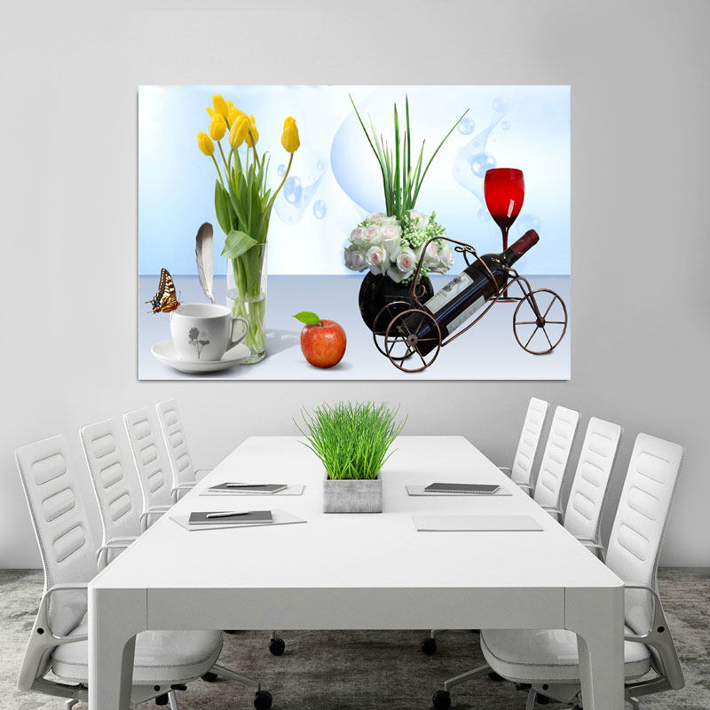 餐厅装饰画现代简约饭厅餐桌背景墙挂画现代装饰画